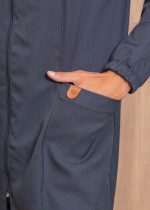 Jaleco Masculino Bernardo – Basico com zíper, modelo atemporal para profissionais. Ideal para clinica, consultorio e laboratorio.